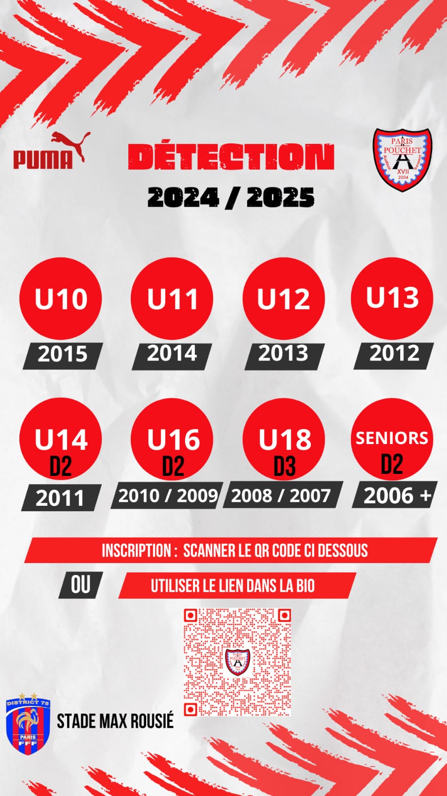 Début des détections 2024/2025 !